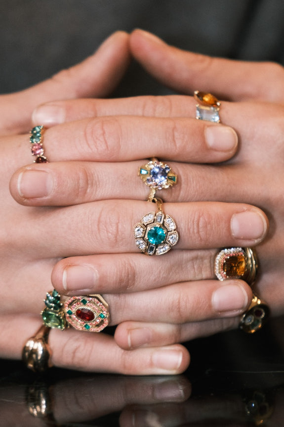 Art Deco Roset Ring