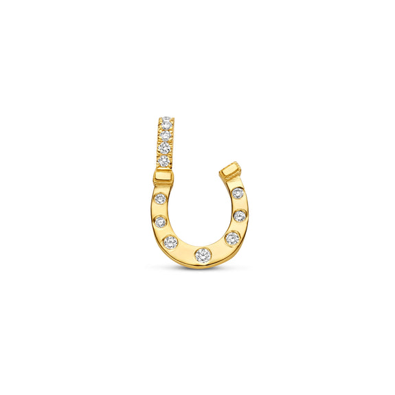 Fortune Charm with white diamonds.
