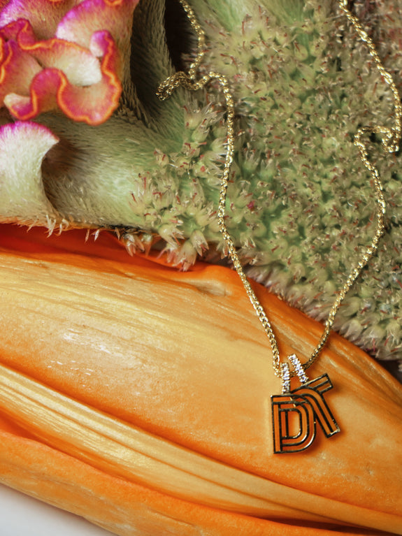 Art Deco Initial Charm