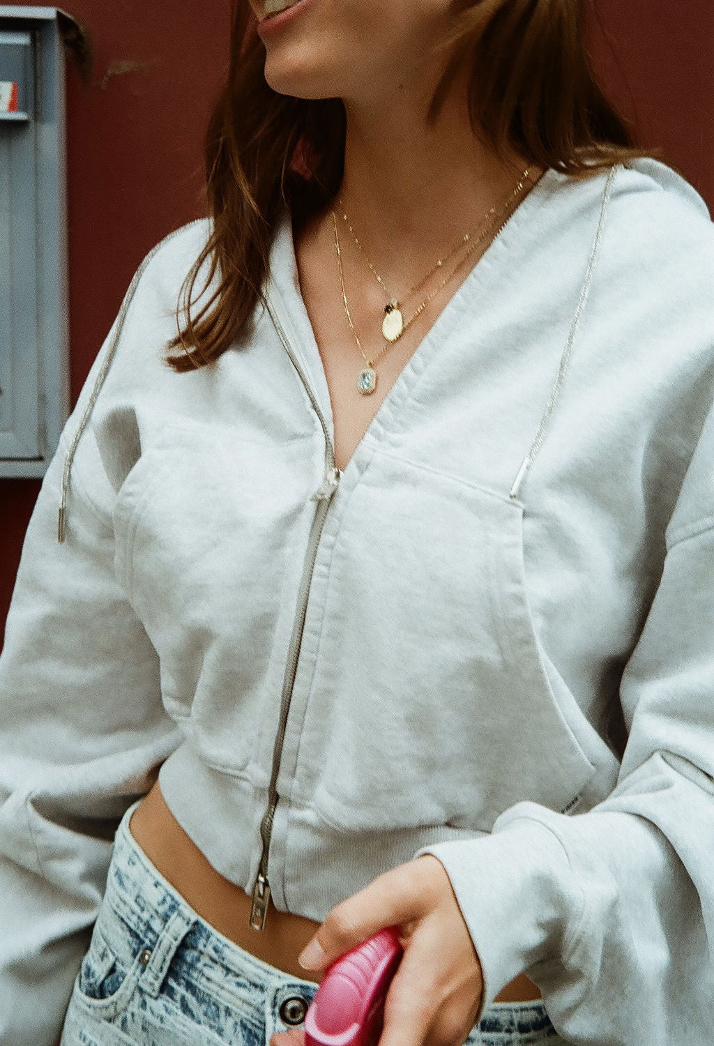 Oval Charm together with the birthstone charm and Rosalie charm.