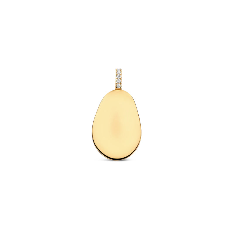 Customizable oval plate charm