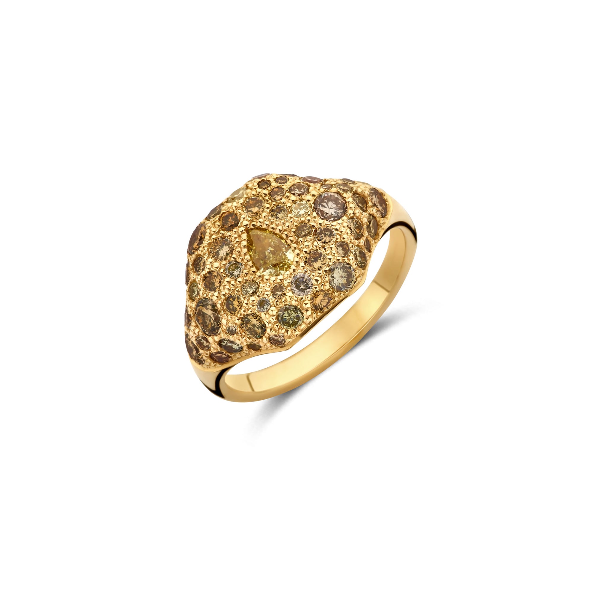 Prism Pinky Ring | 18k Gold & Diamond Ring – Atelier Palmier